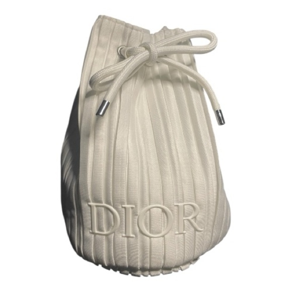 Dior Beauty Pleated Mini Pouch  Bright White